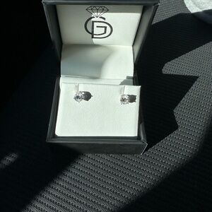 Elegant Silver Stud Earrings